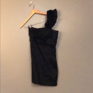 Black cocktail mini dress. Only worn once